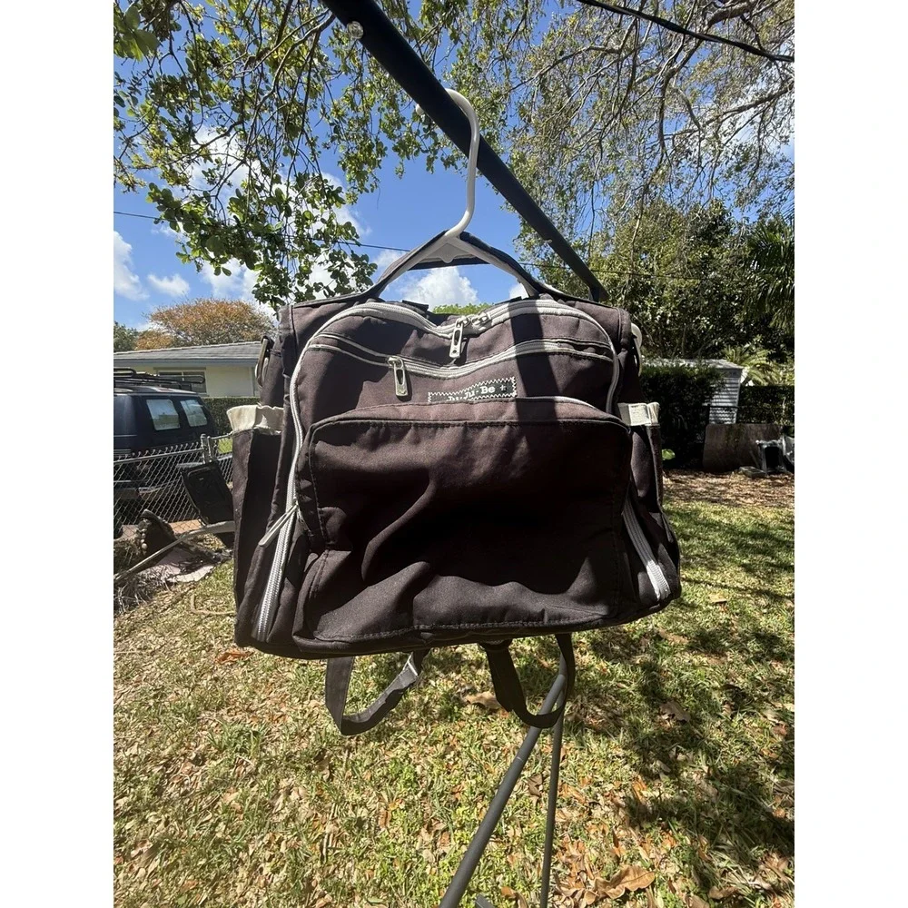 JuJuBe | Black BFF Diaper Bag Backpack w/ EXTRAS